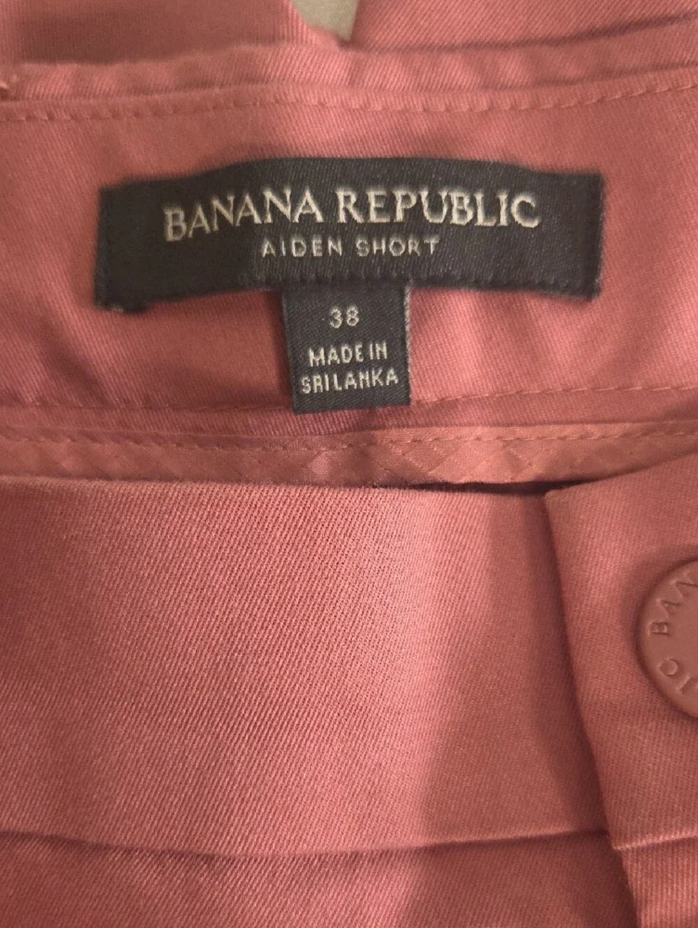 Banana Republic Men's Aiden Short Temp Chino Shorts Size 38